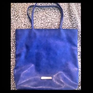 SOLD - BCBGeneration Blue Faux Leather Tote